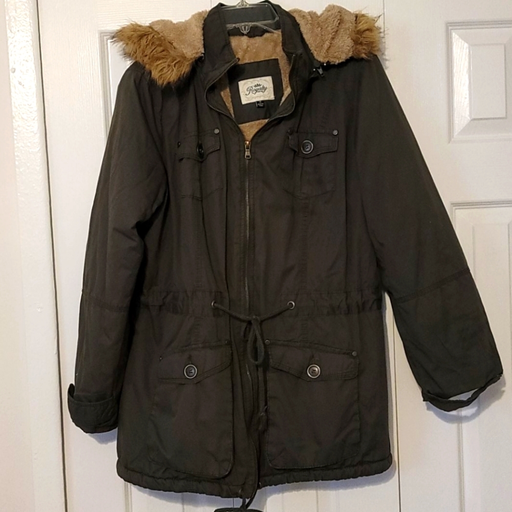 WOMENS ROYALTY FOR ME UTILITY COAT 1X